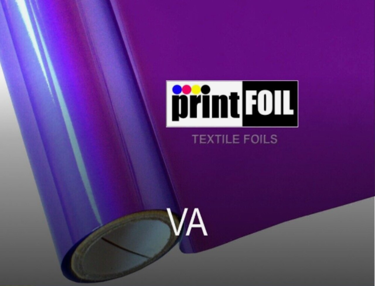 PrintFOIL Metallic Foil Heat Transfer Violet Iron On 12" X 25ft for HTV Vinyl for DIY Tshirt,Bags,Garments